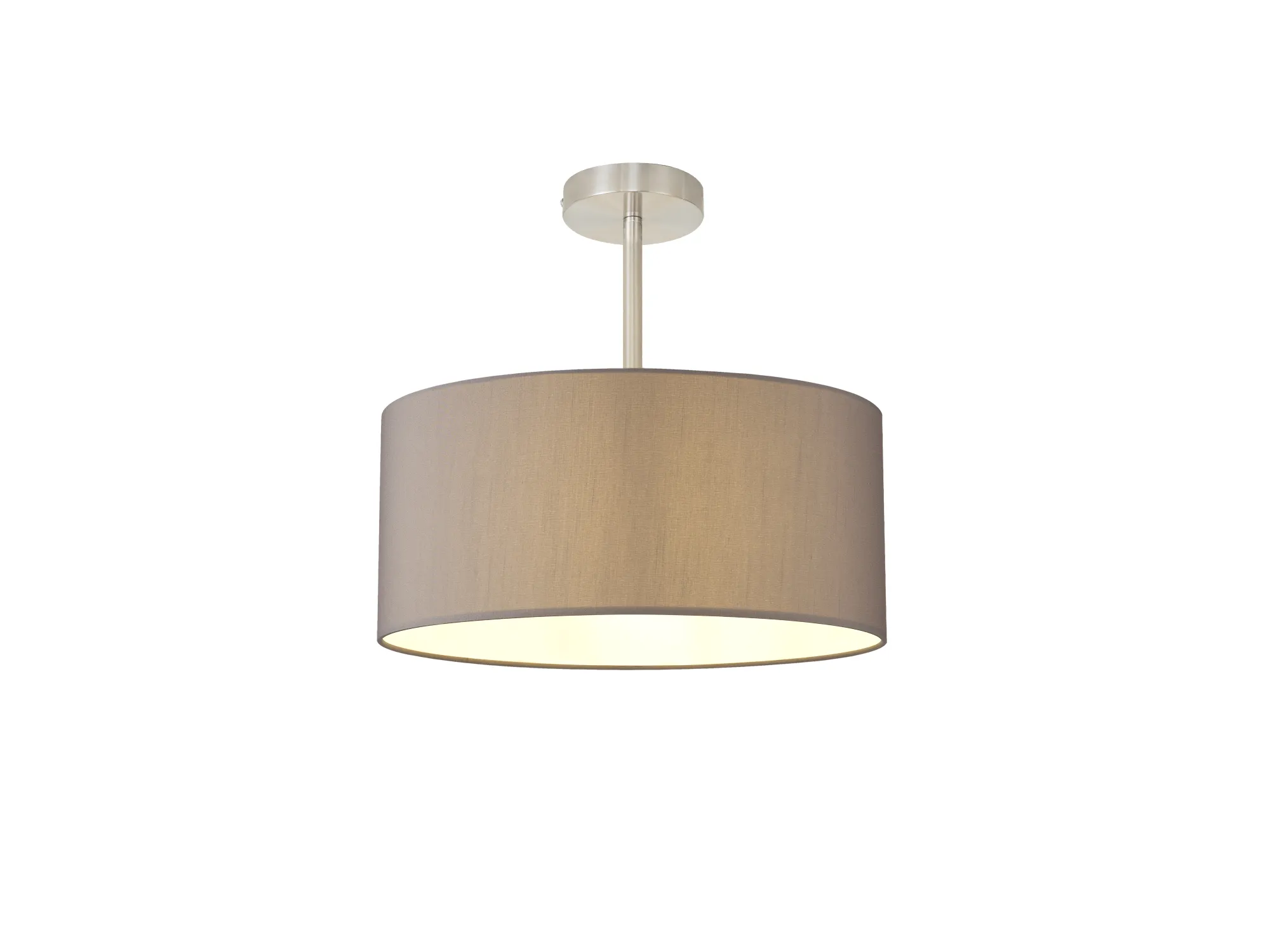 Baymont SN GR Ceiling Lights Deco Semi Flush Fittings
